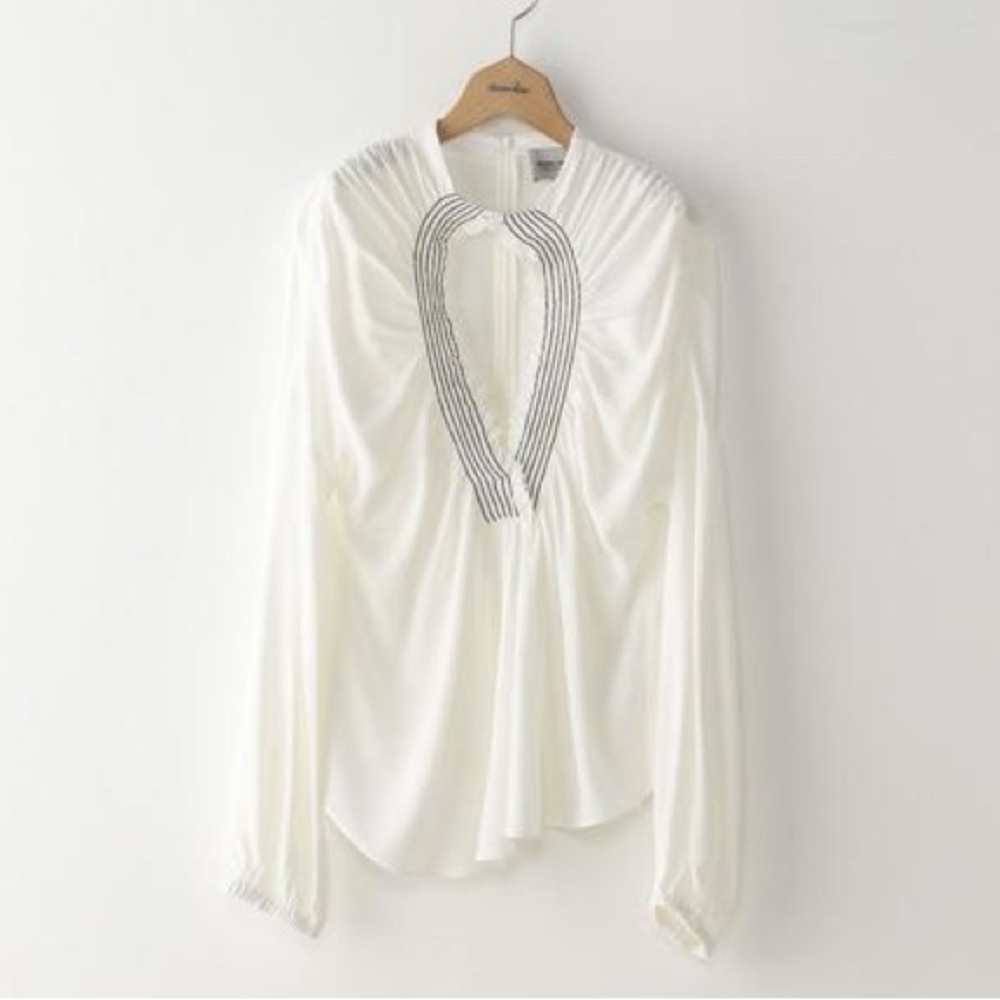 RACHEL COMEY Siphon Top in White – Size 4, NWT, Sold Out Everywhere